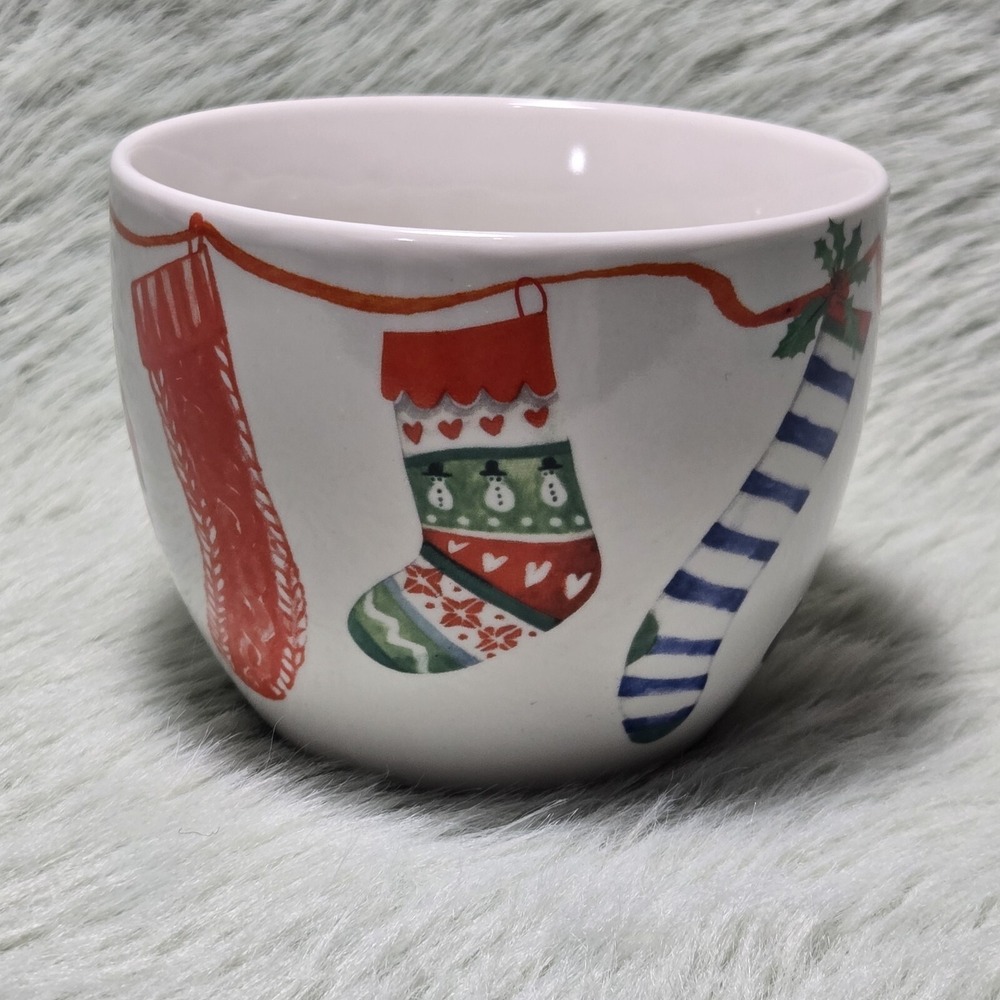 Harvest Greene Studio Dog Dachshund Coffee‎ Mug Christmas Stocking With Doxie - Picture 2 of 6
